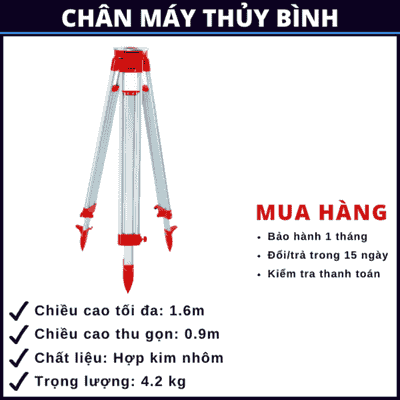 Chân Máy Thuỷ Bình